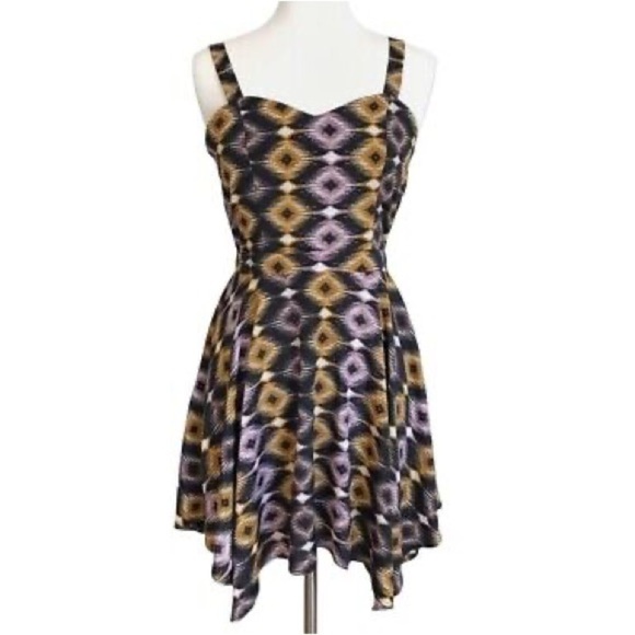 BAR lll Ikat Print Dress - Picture 1 of 11